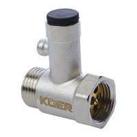 Запобіжний клапан Koer KR.1039 1/2 " для бойлера  