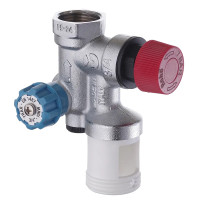 Група безпеки водонагрівача Roho R2110-050 -1/2"х 3/4" ВН (7 бар) вертикальна 