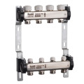 Колектор на 4 контури Roho R805-04 - 1" з термостатичними та запірними клапанами