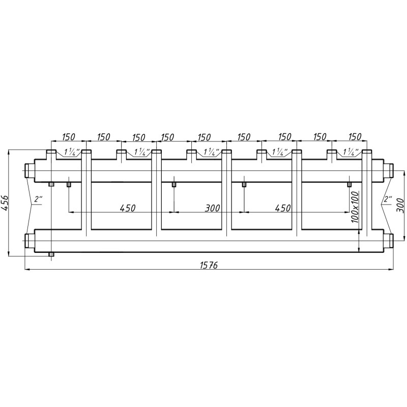 Розподільчий колектор К52В150(300) з ізоляцією