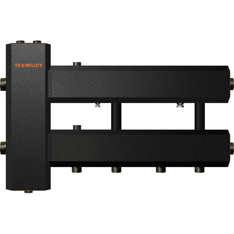 Розподільчий колектор з гідрострілкою КГС22Н125(200) з ізоляцією