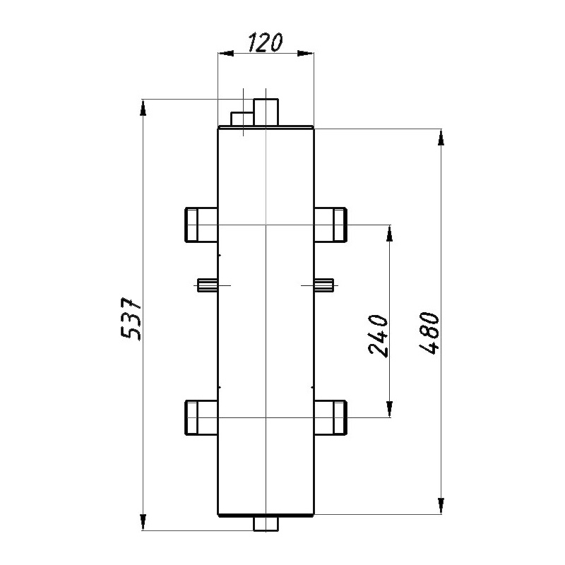 Гідрострілка TERMOJET ГС–27-1-1/2" (в ізоляції)
