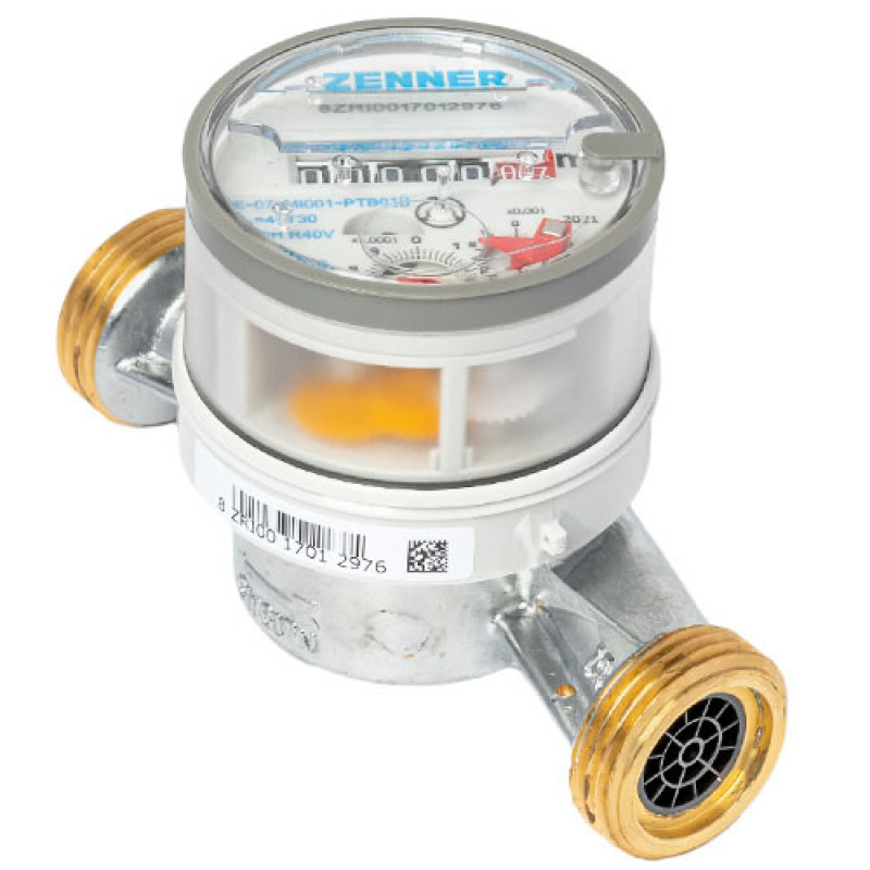 Счетчик горячей воды Zenner ETWD-N Ду 15