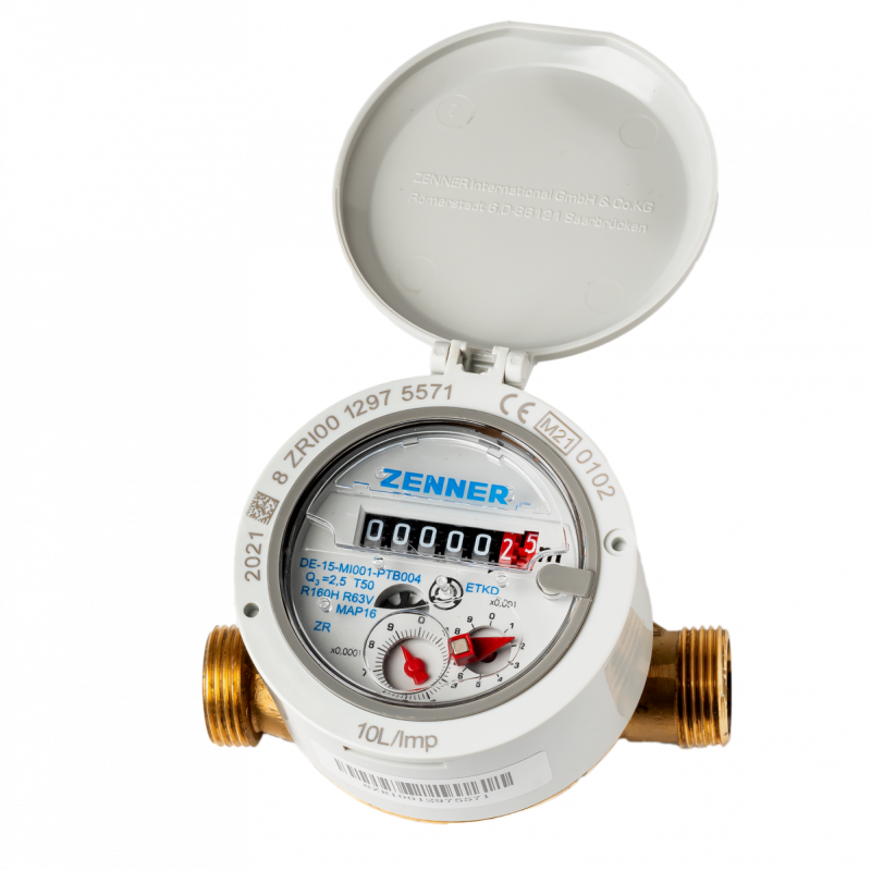 Счетчик холодной воды Zenner ETKD-N Ду 15