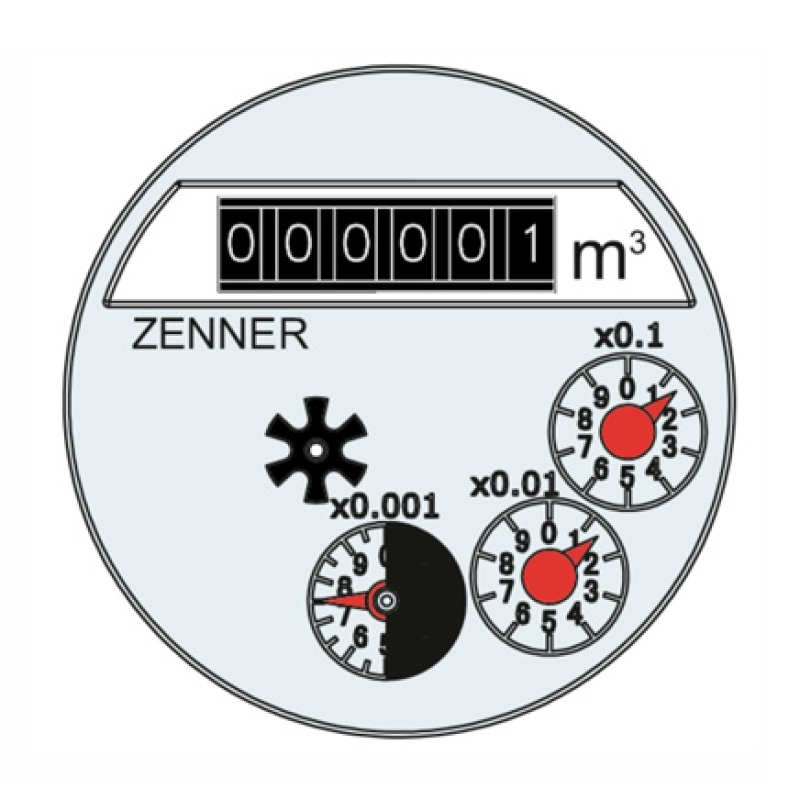 Счетчик холодной воды Zenner WPD Ду 50, L 200, PN 25 