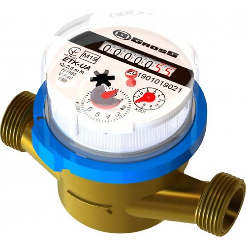 Лічильник води Gross ETK(W)-UA 15/110 R80 ХВ 