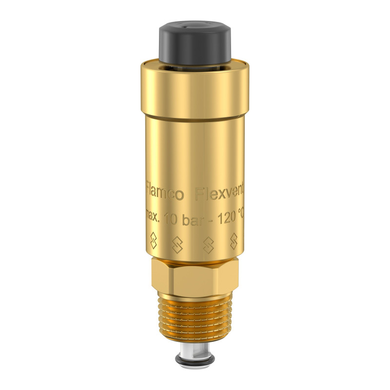 Повітровідвідник Flamco Flexvent 1/2" із запірним клапаном