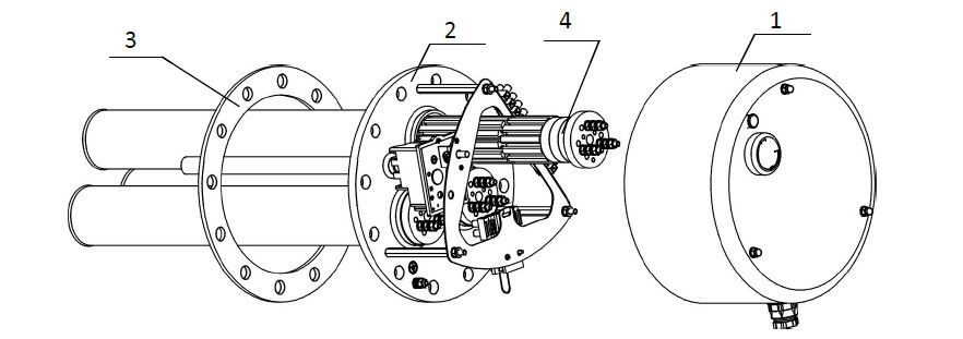 Будова Нагрівальний елемент Drazice TPK 210-12/9 кВт 