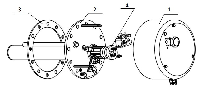 Будова Нагрівальний елемент Drazice  ТРK 150-8/3,3 кВт