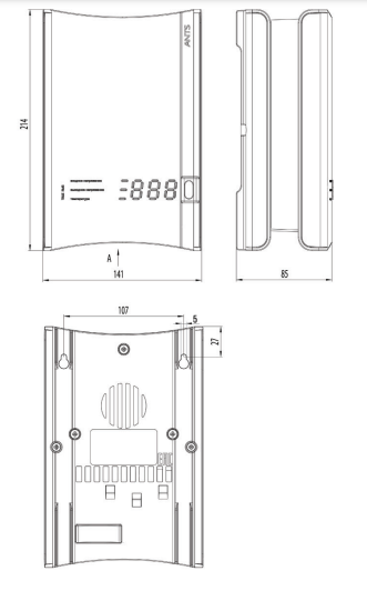 Размеры Стабилизатор напряжения инверторный 1 кВт Элекс КилоГерц В 1-5 бытовой