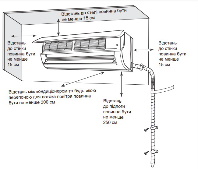 Встановлення Інверторний кондиціонер Cooper&Hunter CH-S24FTXK-NG (70 кв.м)       