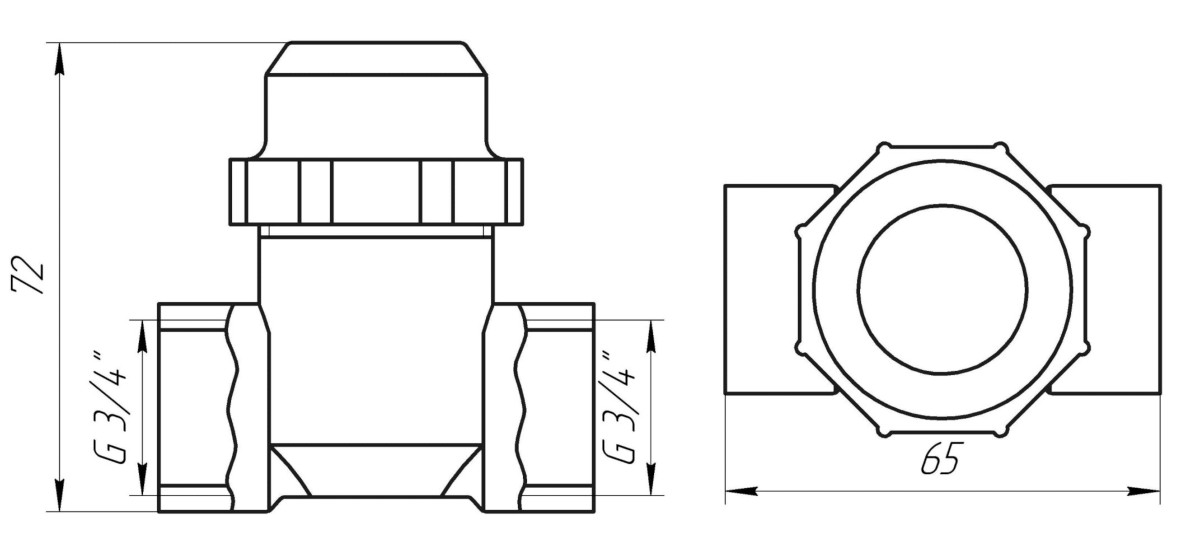 Розміри фільтра грубої очистки Solomon