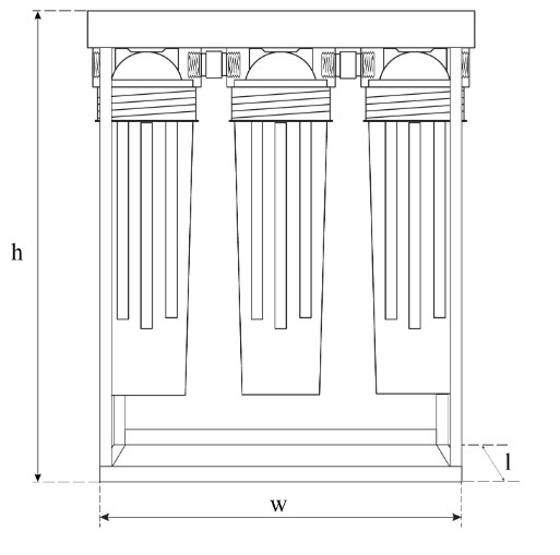 Розміри Фільтри для води SVOD (ХВП 3_OFST_BB20) комплект 
