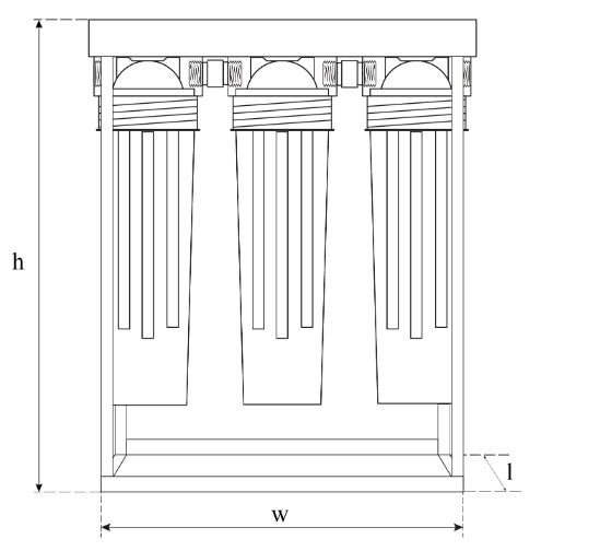 Розміри Фільтри для води SVOD (знезалізнення 3_OFFT_BB20З) комплект 