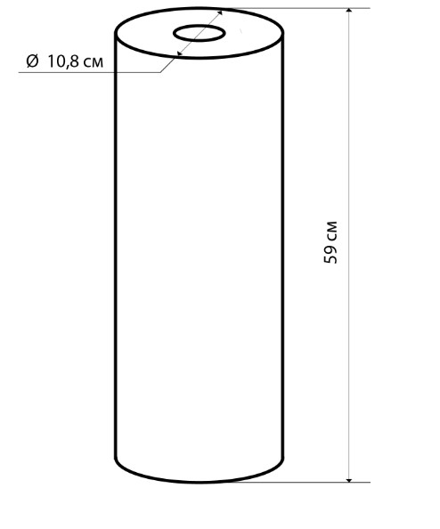 Розміри Картридж для фільтру SVOD (зезалізнення O_BB20) окислюючий 
