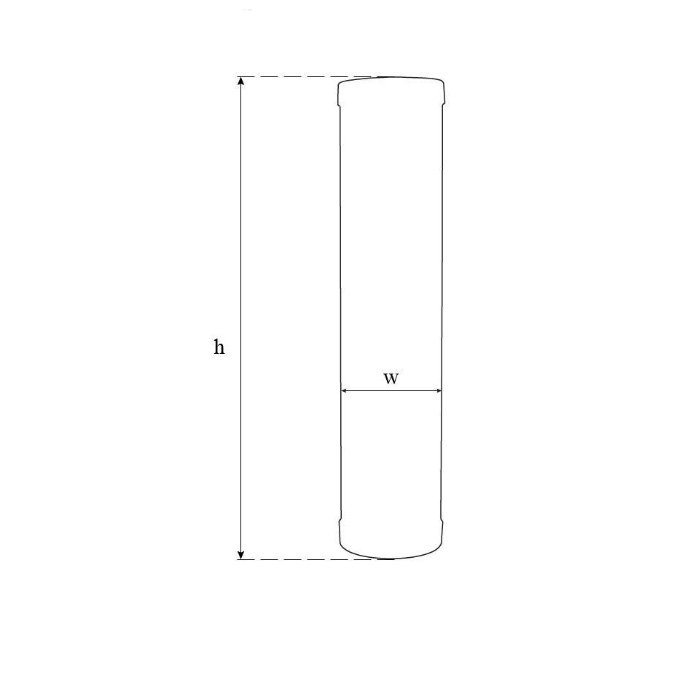 Размеры Картридж к фильтру "SVOD" Обезжелезивание FBB20
