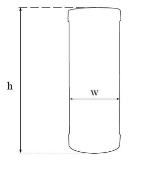 Розміри Катридж для фільтру SVOD BLU (вугілля ВВ10) 