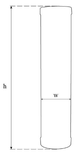 Розмір Катридж для фільтру SVOD BLU ВВ20 (вугілля)  