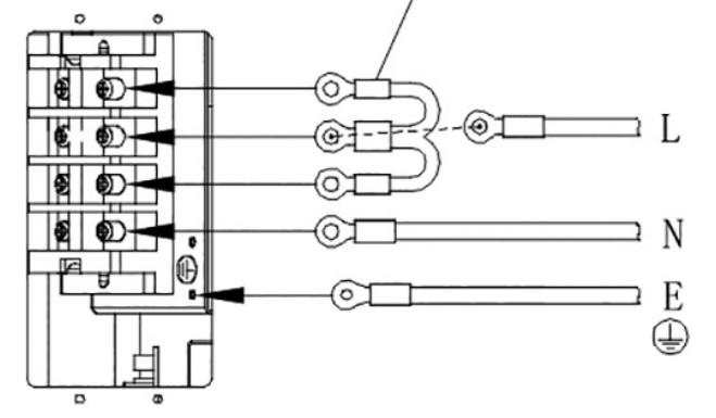 Підключення до однофазної мережі Котел електричний Rocterm BW13 13кВт 220/380 Вт