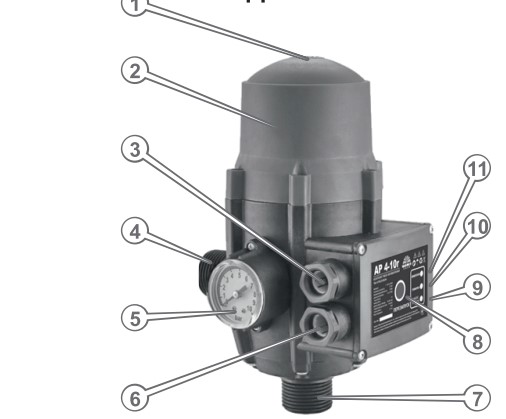 Контроллер давления Vitals aqua AP 4-10r