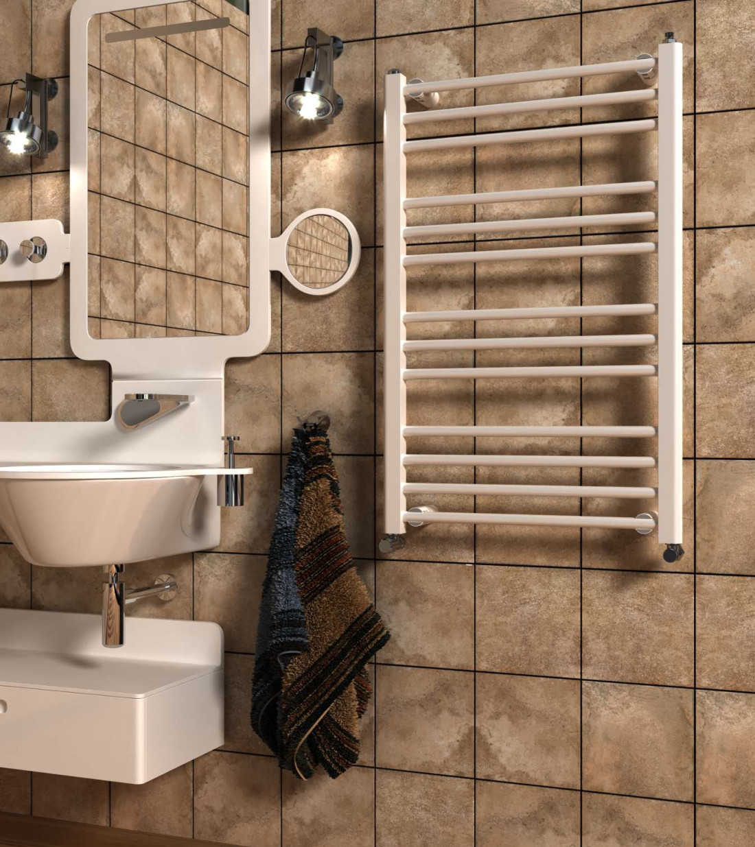 Сушка для рушників Поліварм Frankfurt WR 25/55