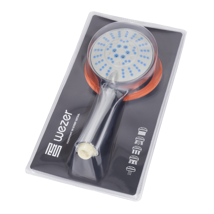 КОМПЛЕКТАЦІЯ РУЧНОГО ДУШУ WEZER WKY-34