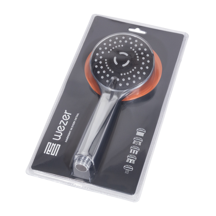 КОМПЛЕКТАЦІЯ РУЧНОГО ДУШУ WEZER WKY-36: