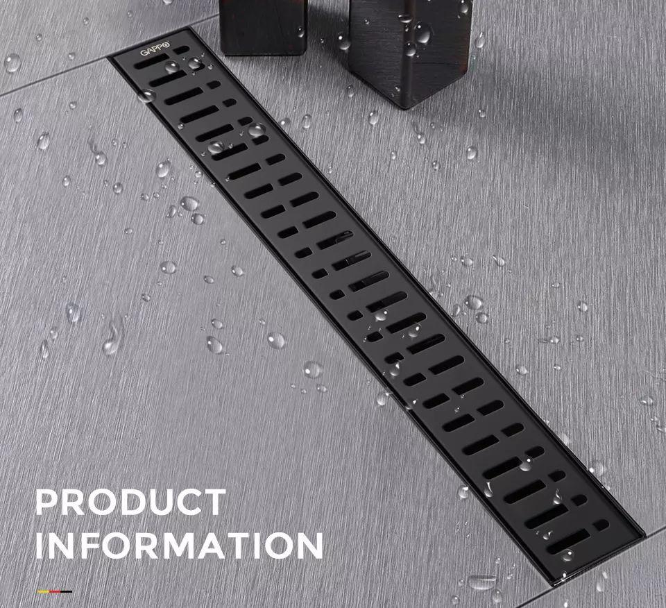 Дизайн Душовий трап GAPPO G86007-36  600 мм