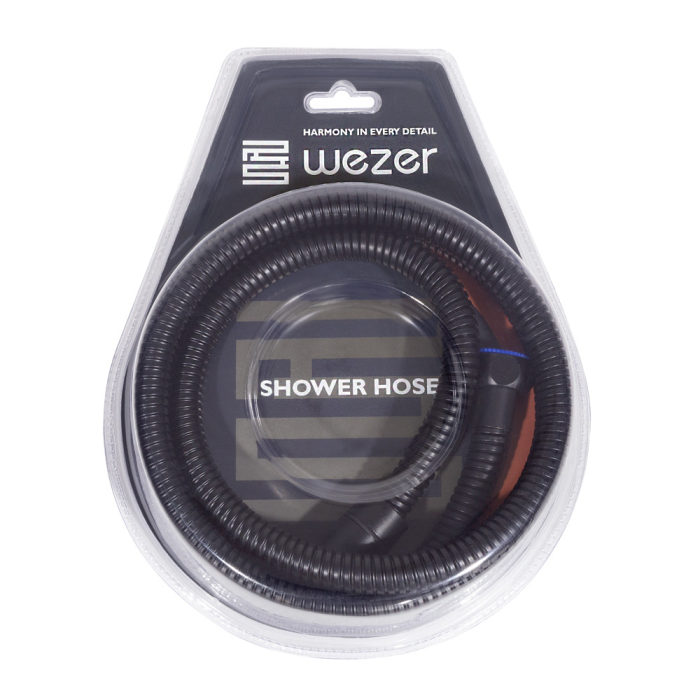 Душовий шланг WEZER WKR-008-150В в пакуванні