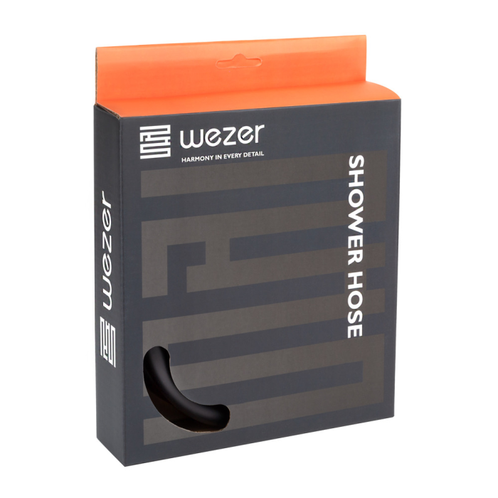 Душевий шланг WEZER WKR-015-150В в пакуванні 