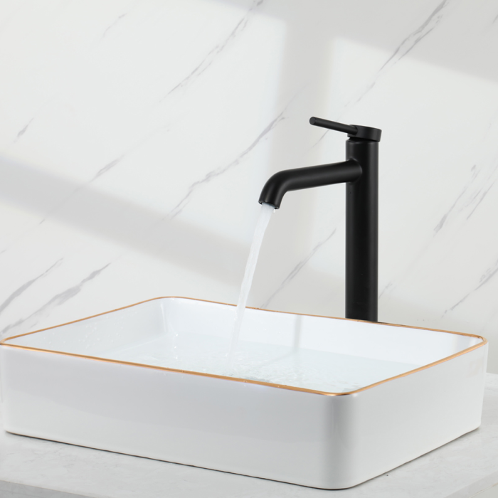 Ілюстративне зображення змішувача для умивальника Gappo G1006-26 у ванній кімнаті