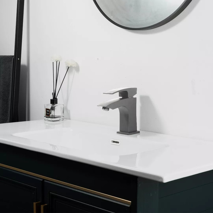 Ілюстративне зображення змішувача для умивальника Gappo G1007-91 у ванній кімнаті