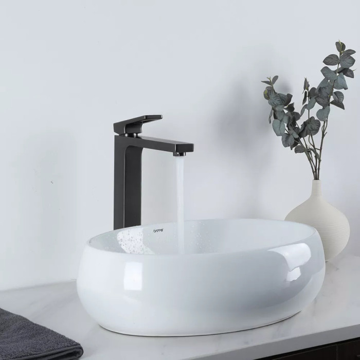 Иллюстративное изображение смесителя для умывальника Gappo G1017-92 в ванной комнате