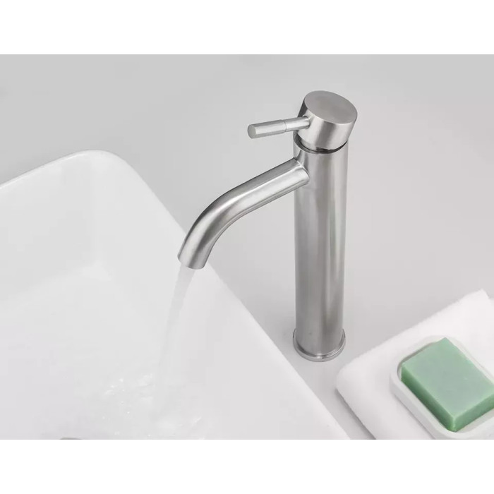 Ілюстративне зображення змішувача для умивальника WEZER EKO11С-01 у ванній кімнаті