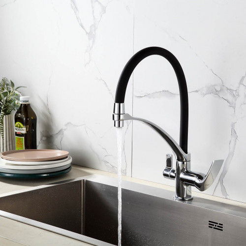 Змішувач для кухні Frap F4369 на дві води