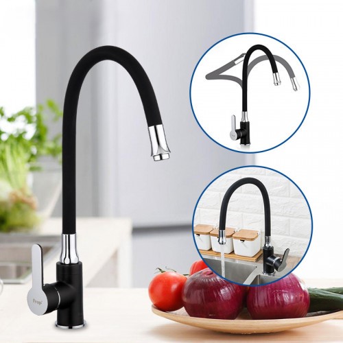 Смеситель для кухни Frap F4042 с гибким изливом