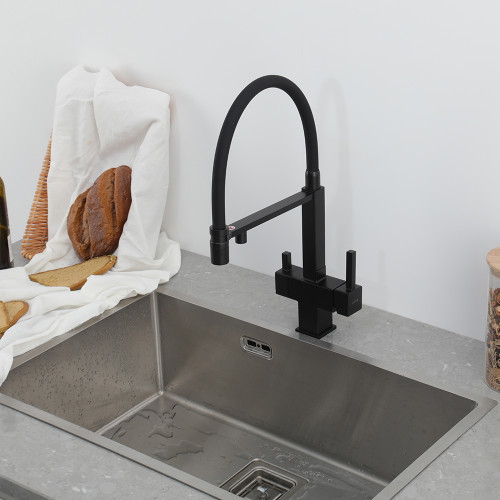 Ілюстративне зображеннязмішувача для кухні GAPPO G4395-56 у ванній кімнаті: