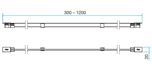 Габаритні розміри Декоративна накладка в душовий лоток VIEGA 736583 чорна 