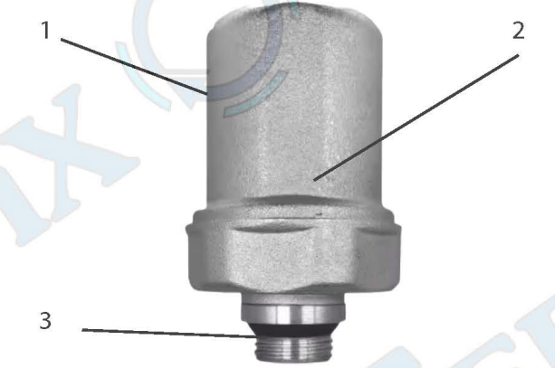 Конструкция Компенсатор гидродинамических ударов Tervix Pro Line WD 1/2
