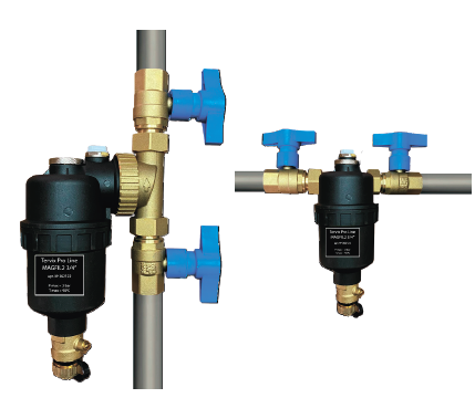 Установка Фильтр проточный магнитный Tervix Pro Line MAGFIL2 3/4" с кранами