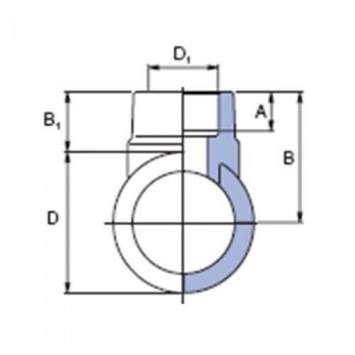 Габаритні розміри Вварне сідло PPR Ekoplastik 63x32 SNS06332XX 