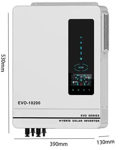 Габаритные размеры Гибридный инвертор 10,2 кВт ANERN SCI-EVO-10200 (48В,160A MPPT 90-450В)