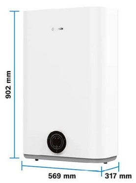 Габаритные размеры Бойлер Bosch TR3501 100 EBP 100 литров 1.5 кВт  